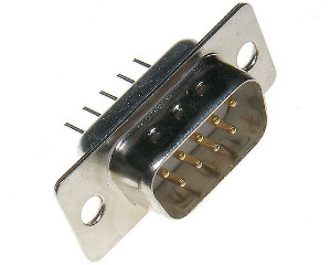 CON01 - D-sub DB9 male connector